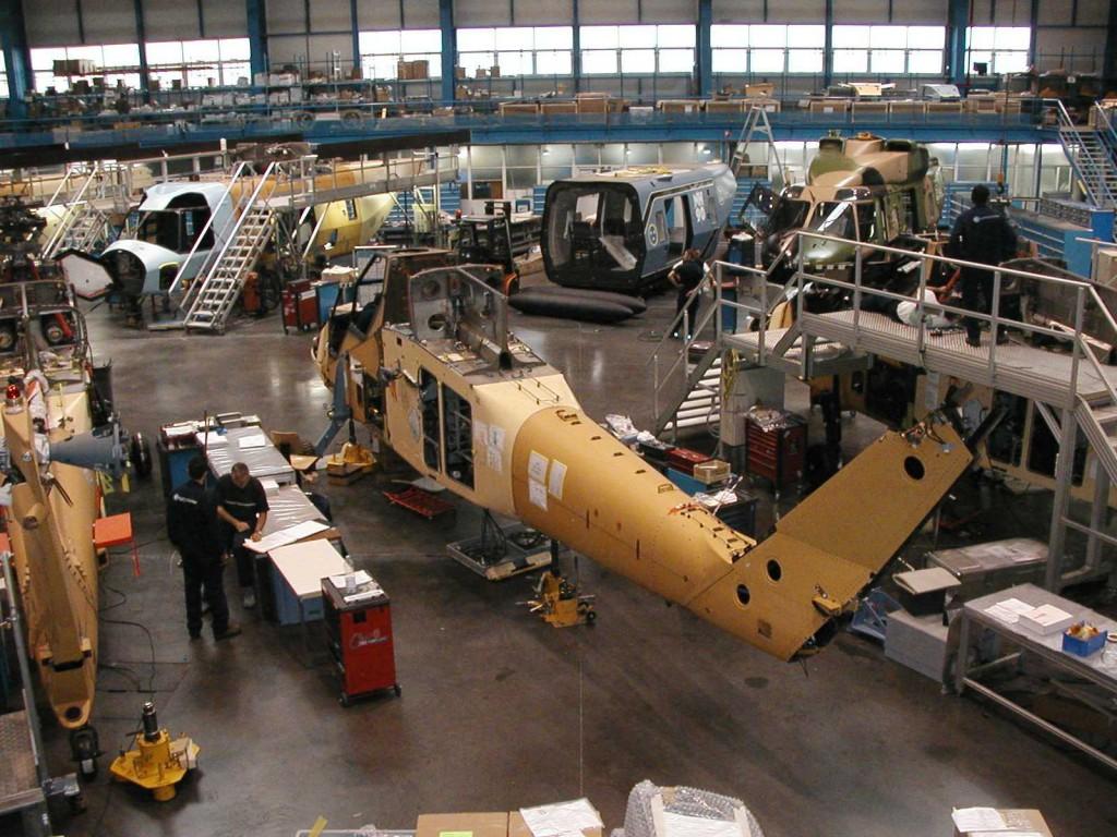 ARH2 on Assembly Line February 2004, Marignane France