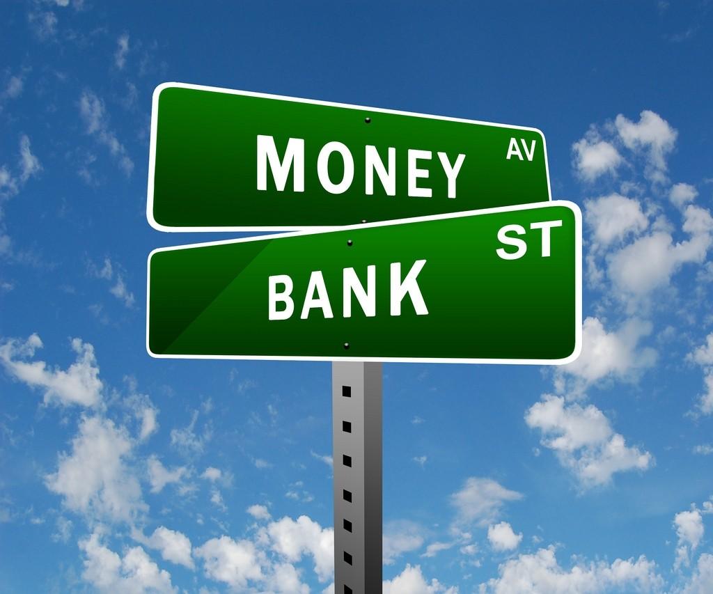 Money street sign